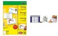 Sigel Mikroperforierte Visitenkarten Hochweiß 185 g/m2 600 Karten B/H: 85 x 55 mm - Bild 1
