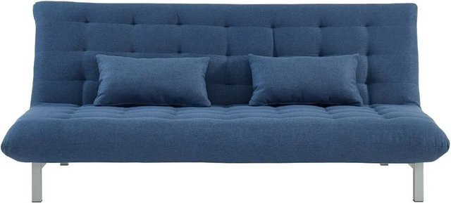 Schlafsofa Hornet von Vente-unique in Blau mit Polsterung aus Polyester - Bild 1