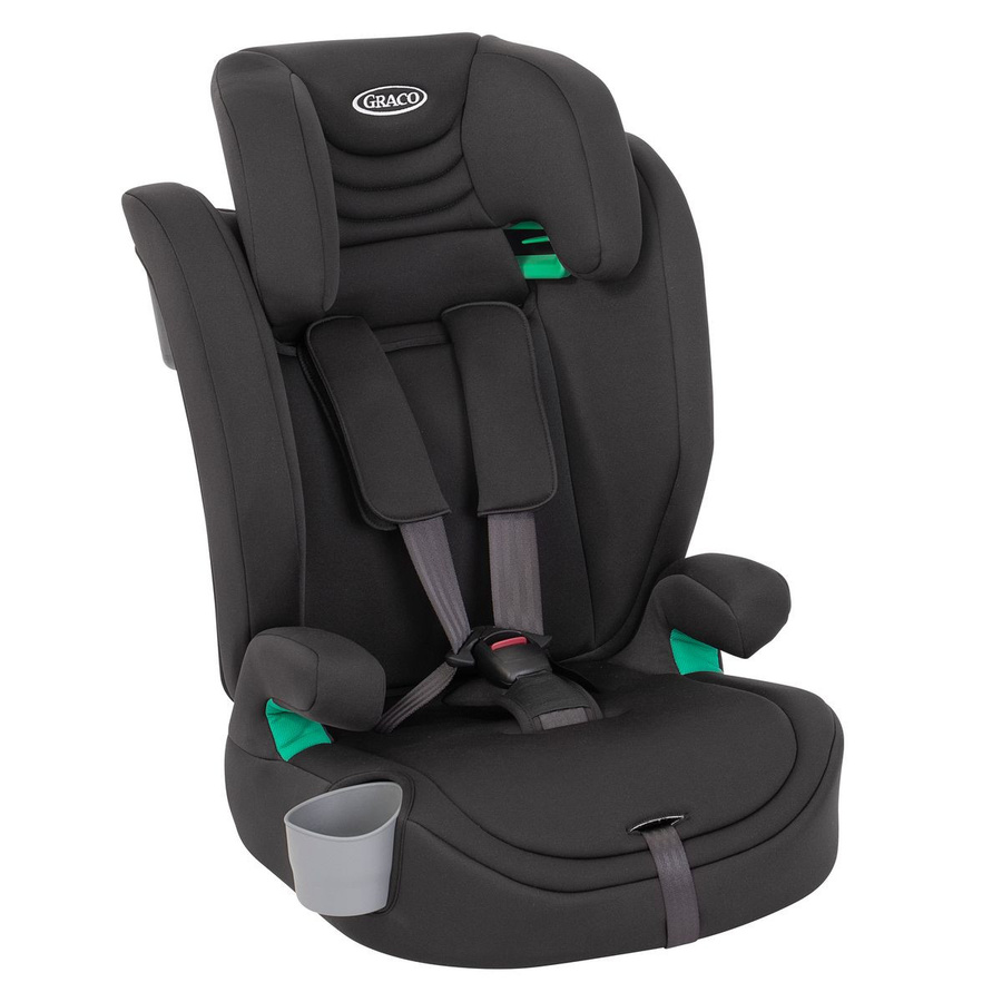 Graco Kindersitz Eldura Midnight mit Getränkehalter für Kinder von 76 cm bis 150 cm Körpergröße - Bild 1