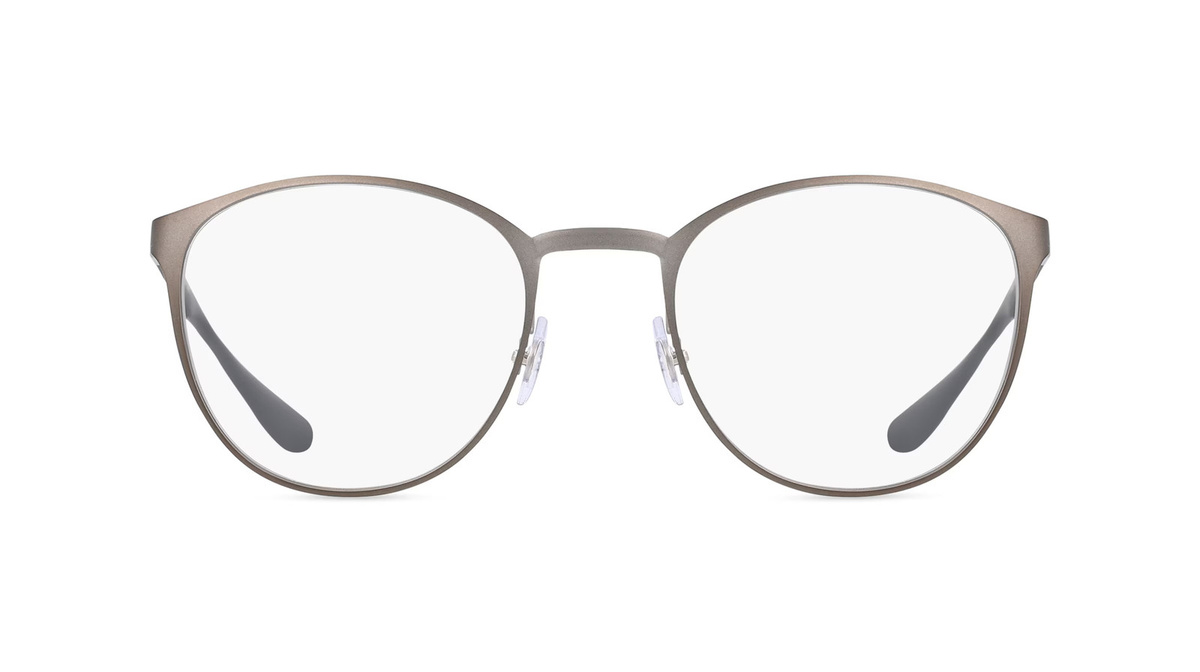 Ray-Ban RX6355 Korrektionsbrille, Vollrand, Panto, Metall, Unisex, grau - Bild 1