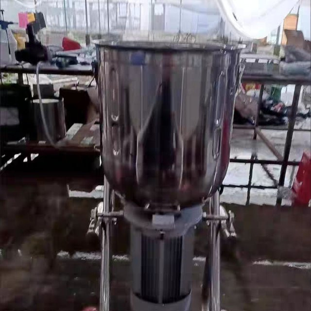 XTMAU Elektrischer Eisbrecher und kommerzieller Smoothie-Maker in Silber aus Edelstahl, 30 l - Bild 1