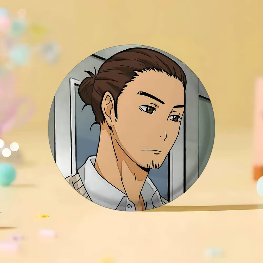 Brosche Anime Asahi Azumane, Unisex - Bild 5