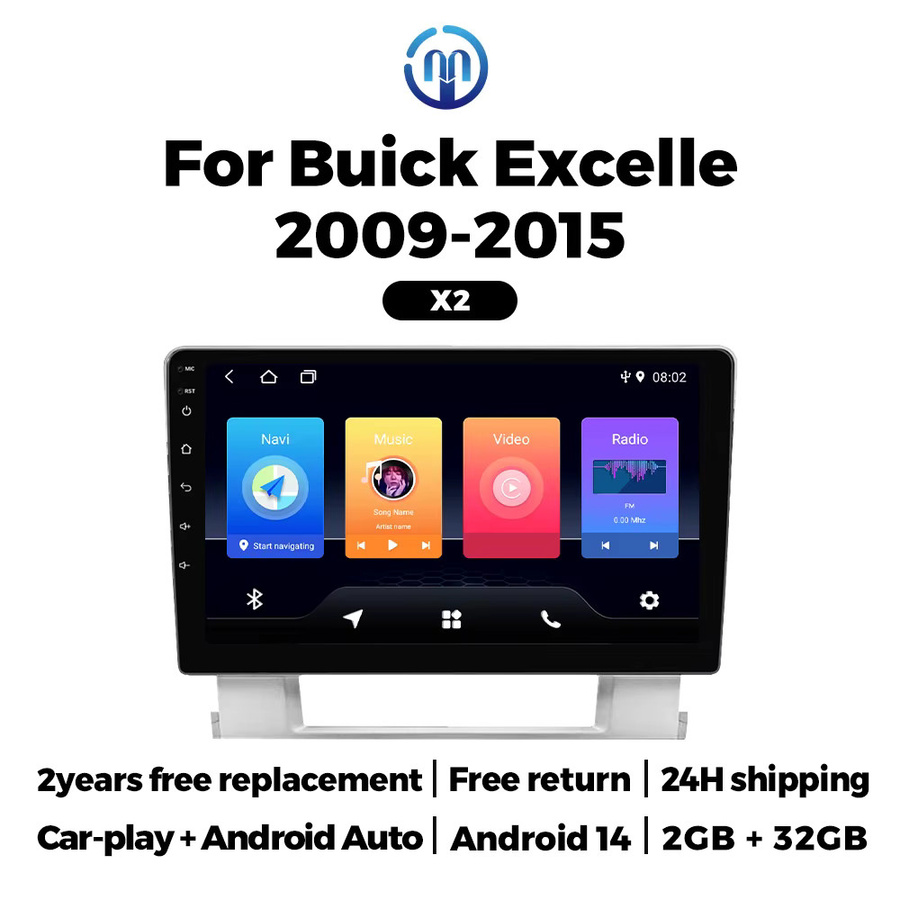 NAVIFANS Android Auto Multimedia Bildschirm mit GPS und Carplay für Vauxhall Opel Astra J 09-14 und Buick Excelle Verano 2010-2015, Schwarz - Bild 2