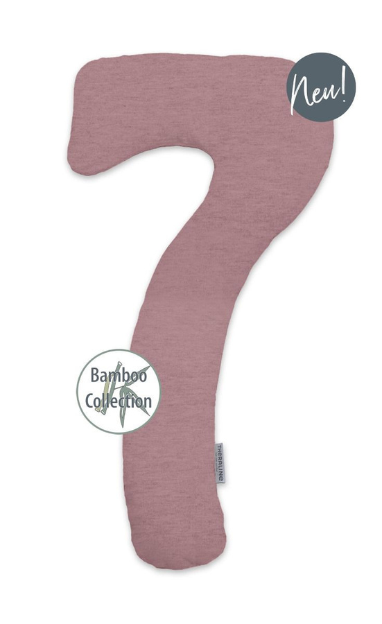 Theraline my7 Bamboo-Jersey-Ersatzbezug, wattiert, Pink, B/T: 150 x 80 cm - Bild 1