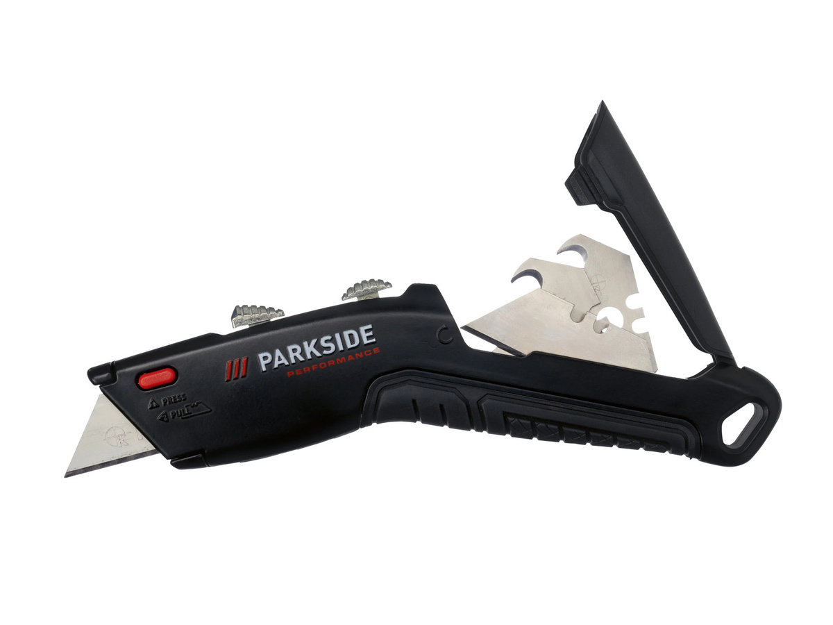 PARKSIDE PERFORMANCE Klappmesser mit 18mm Snap-Off Klingen in Schwarz - Bild 3