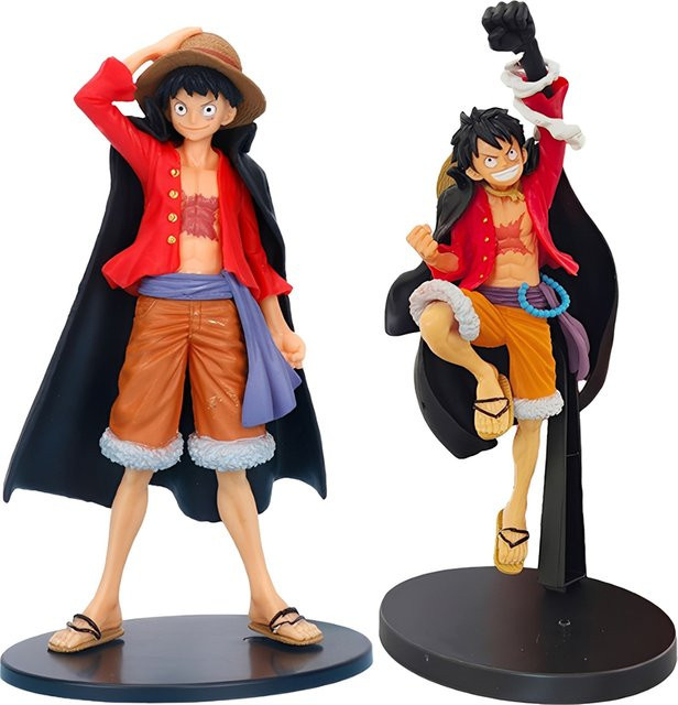Bandai One Piece Anime-Figur Luffy im Kampfanzug aus PVC, Multicolor, Höhe: 18 cm - Bild 1