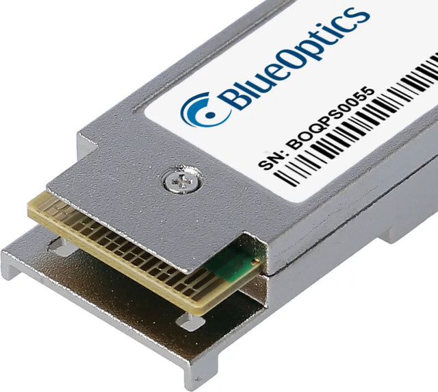 BlueOptics QSFP-100G-LR4-WDM1300-A-BO Netzwerk-Transceiver-Modul Faseroptik 10000 Mbit/s QSFP28 in Silber - Bild 1
