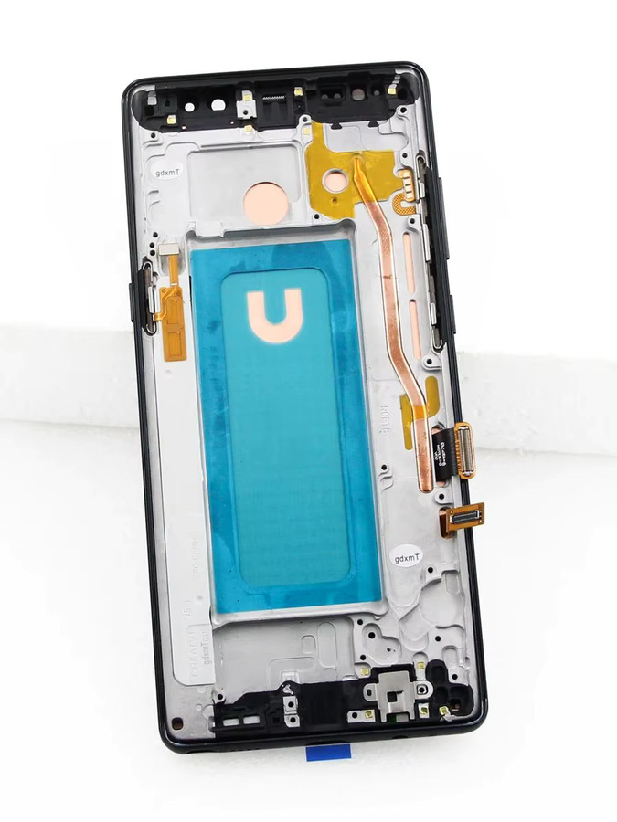 Samsung Note 8 Display Bildschirm mit Rahmen und Digitizer Touchscreen in Schwarz oder Blau für N950F N950U N950W - Bild 5