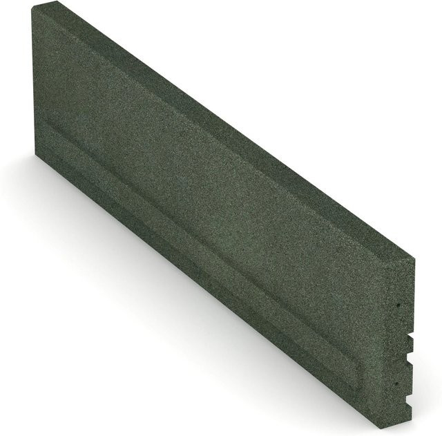 WARCO Gummi Tiefbord Grasgrün B/T/H: 100 x 5 x 25 cm - Bild 1