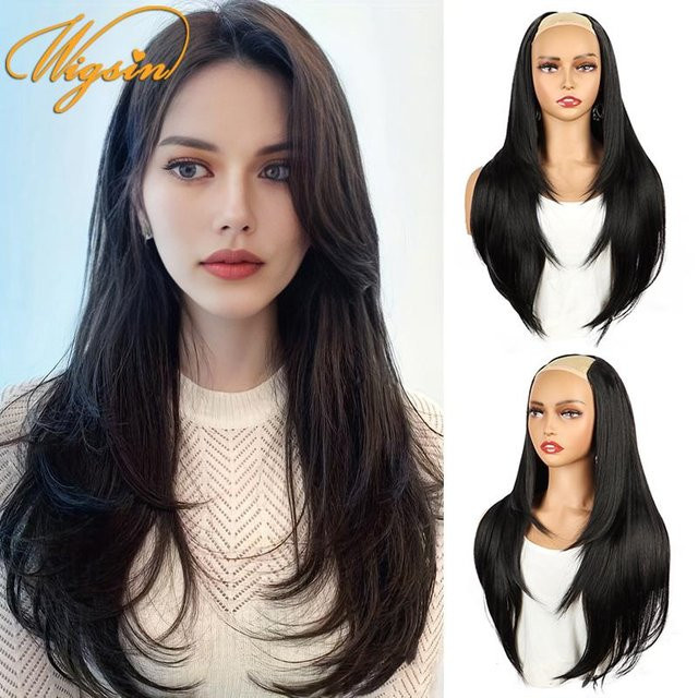 WIGSIN Haarverlängerung, 55 cm, glatt, synthetisch, Damen - Bild 1