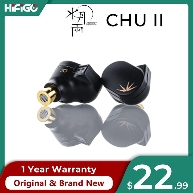 Moondrop Chu II In-Ear-Kopfhörer mit Dynamic Driver und austauschbarem Kabel in Schwarz - Bild 1
