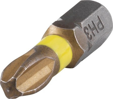 Wolfcraft Torsion-TiN-Bit PH3, 2 Stück, grau - Bild 1