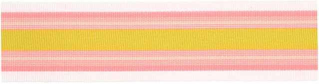 Rico Design Webband Multi Streifen in Apricot, Neon Orange und Gelb - Bild 1