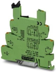 Phoenix Contact Relaissockel PLC-BPT- 24DC/21 in Grün, 10 Stück - Bild 1