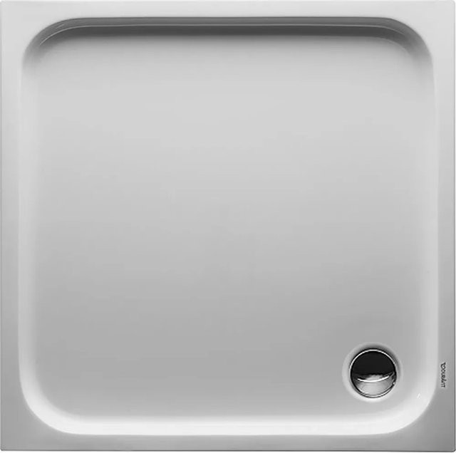 Duravit Duschwanne D-Code in Weiß, B/T/H: 100 x 100 x 8,5 cm - Bild 1