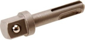 BGS Steckschlüssel-Adapter 8214-1 mit 65 mm SDS und 1/2 Zoll Außenvierkant in Silber - Bild 1