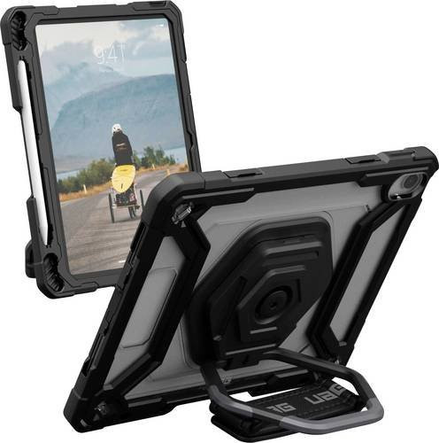 Urban Armor Gear Plasma Tablet Hülle für Apple iPad 10,9 Zoll (10. Generation 2022) mit Handstrap, Kickstand und Displayschutz in Schwarz - Bild 1