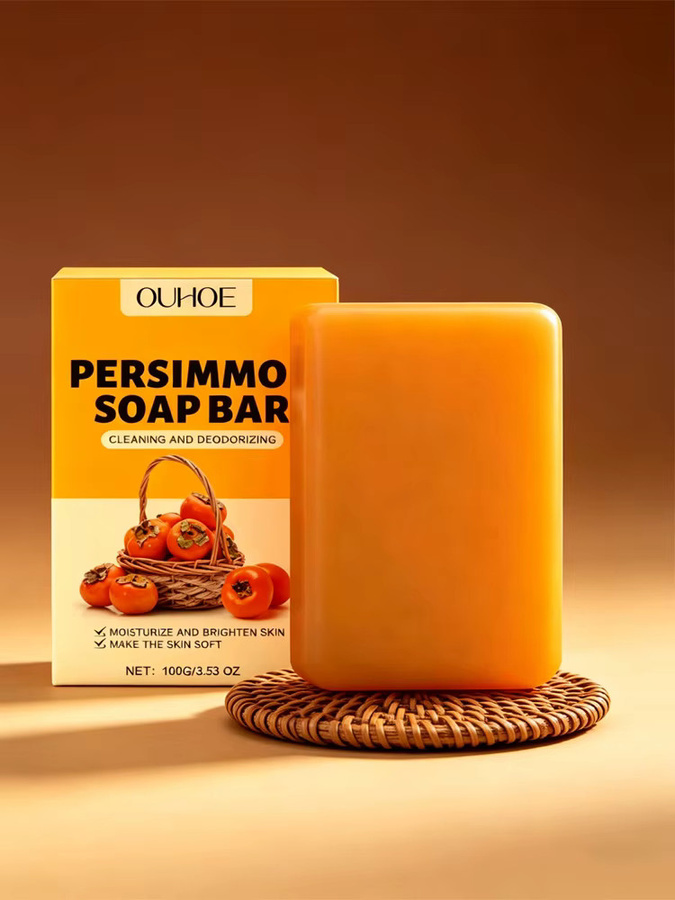 OUHOE Persimmon Badeseife, 100g, Unisex - Bild 3