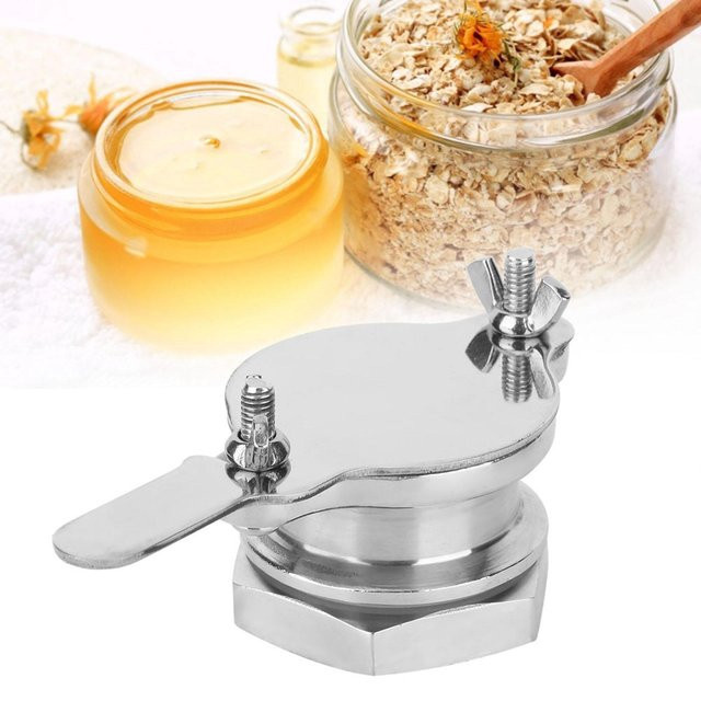 Honigschieber Honigschüttelmaschine aus lebensmittelechtem Edelstahl von mfySpace in Beige und Silber - Bild 1