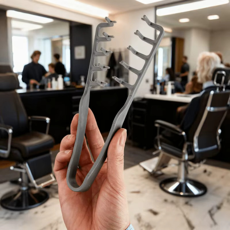 Wurzelkamm, feinzinkiges Werkzeug für glattes und lockiges Haar - Bild 6