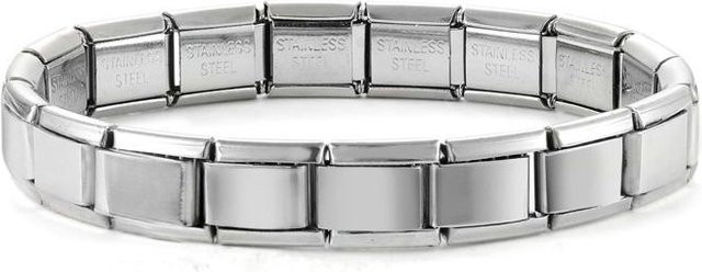 Charm-Armband Edelstahl, 18-teilig, Unisex - Bild 1