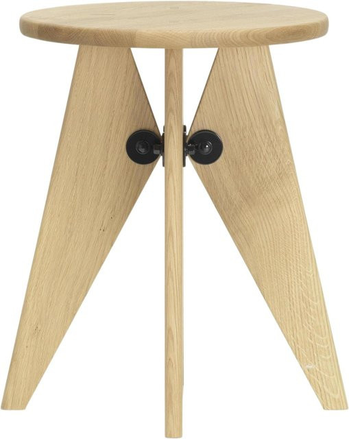 Vitra Tabouret Bois Hocker aus Holz in Braun - Bild 1