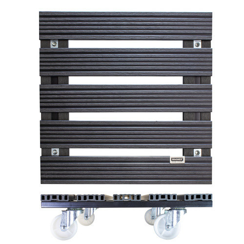 Wagner System Multiroller GreenHome Kübelroller aus WPC in Anthrazit, B/T: 38,5 x 38,5 cm - Bild 3