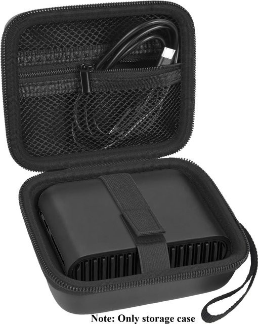 Schutzhülle in Schwarz kompatibel mit TP-Link Ultra-Portable Wi-Fi 6 AX1500 Reise-Router TL-WR1502X - Bild 1