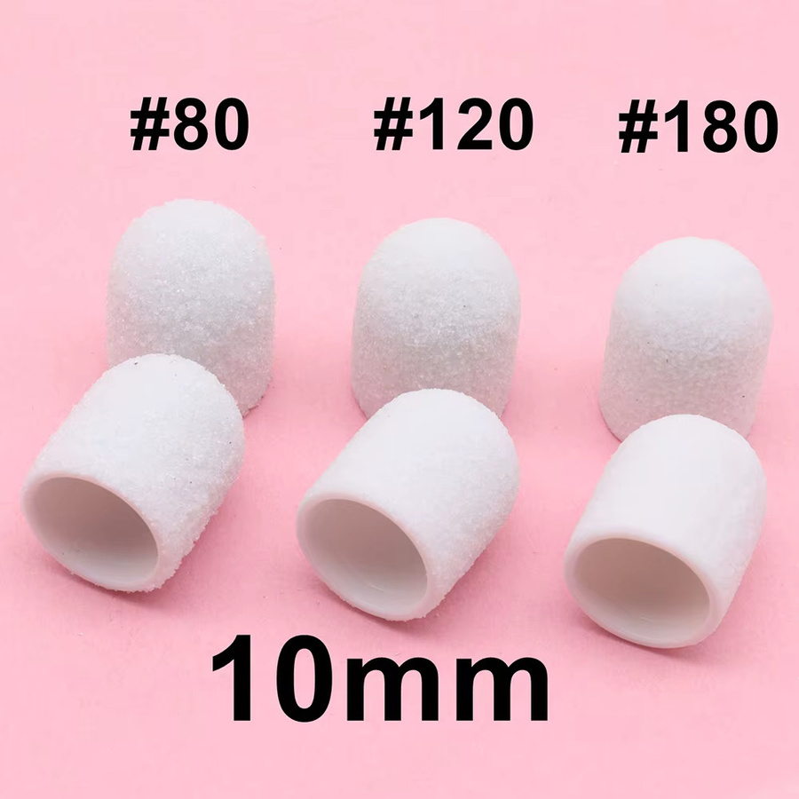 Easy Nail Nagelschleifkappen mit Nagelbohrer-Bits, 10 Stück, Unisex - Bild 4