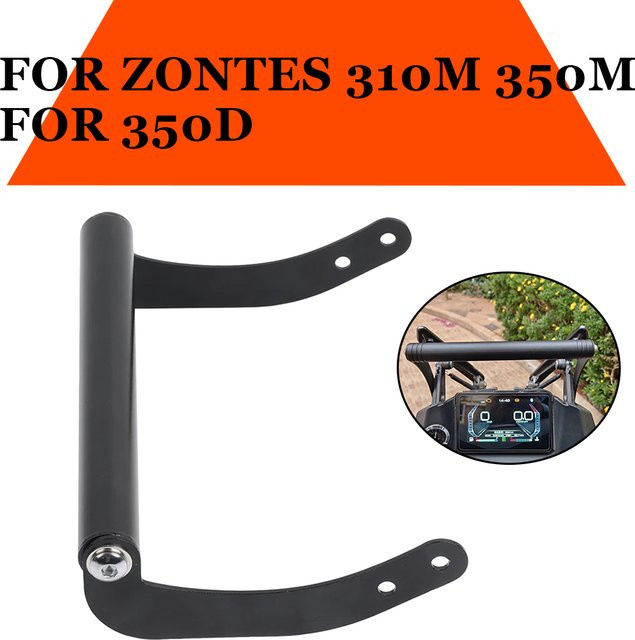S2R Motorrad GPS Navigation Halterung für Zontes 310 M 350 M 350D D350 M310 350 D 310 M in Schwarz - Bild 1