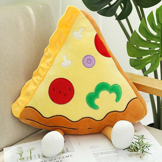 Yiran Toy Plüschkissen in Form von Snacks als weiches Kuscheltier in Gelb - Bild 1