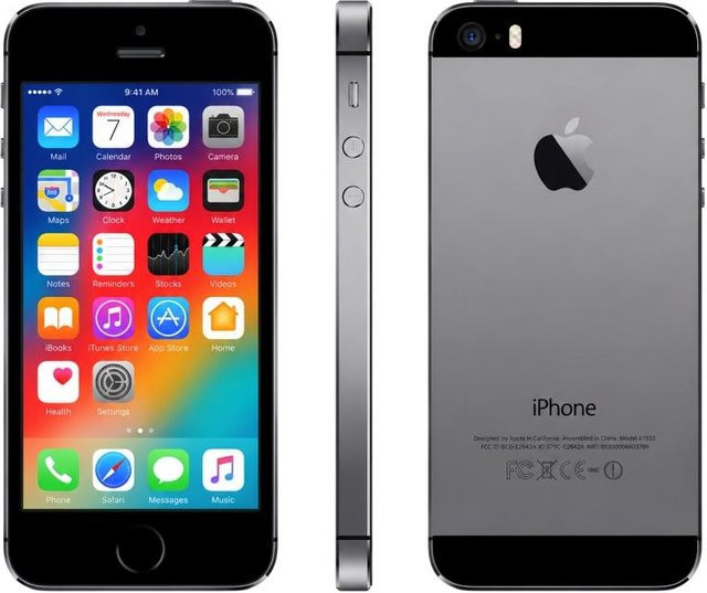 Apple iPhone 5S Refurbished 32GB iOS Smartphone Spacegrau/Schwarz - Bild 1