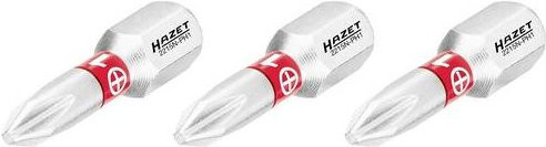 Hazet Kreuzschlitz-Bit 2215N-PH1/3, PH1, Sechskant 6,3 mm, Silber, 3er-Set - Bild 1