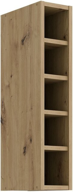 Hängeschrank Regal Stilo in Eiche Artisan, Farbe Braun, Tiefe: 15 cm - Bild 1