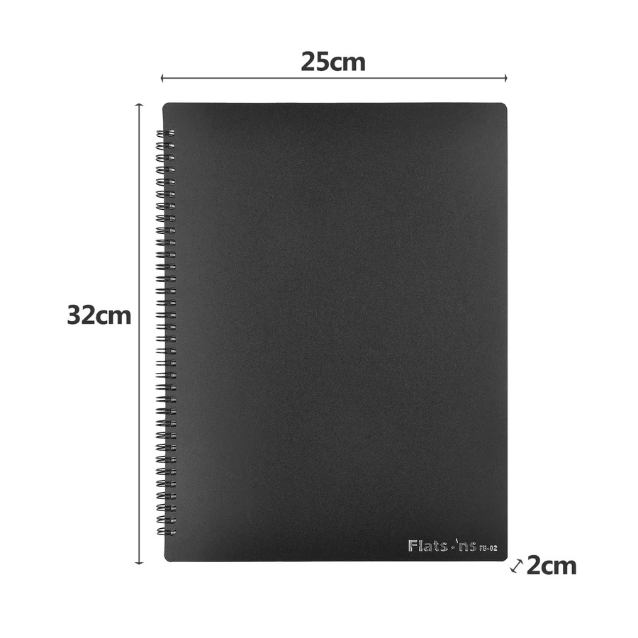 Flatsons Notenhalter Dokumentenordner A4 mit 40 Taschen für Notenblätter und Dokumente FB-02 - Bild 3