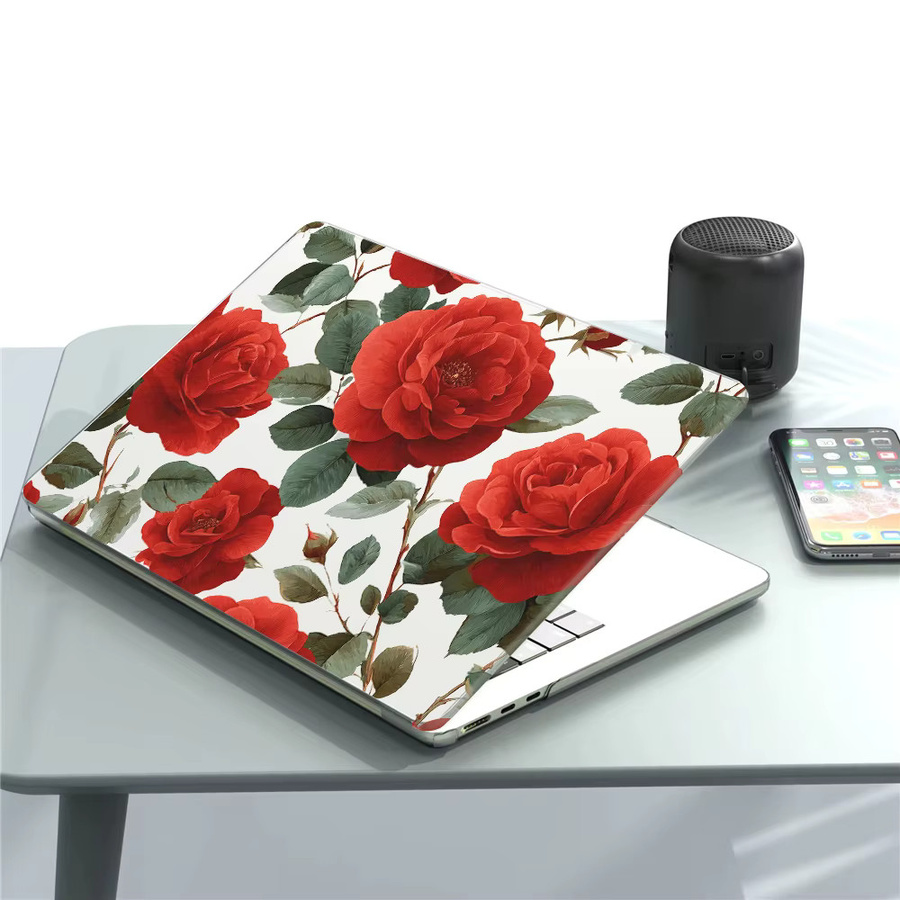 EGYAL Laptop-Hülle mit Rosen-Print für MacBook Pro und MacBook Air, Multicolor - Bild 2