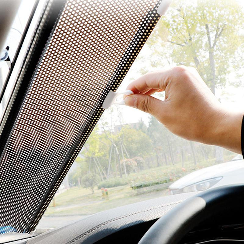 Usefully Sonnenschutzrollos aus PVC und Metall, automatische einziehbare Beschattungsvorhänge mit UV-Schutz, Wärmedämmung und Schalldämmung für Schlafzimmer, Wohnzimmer, Küche oder Auto - Bild 4