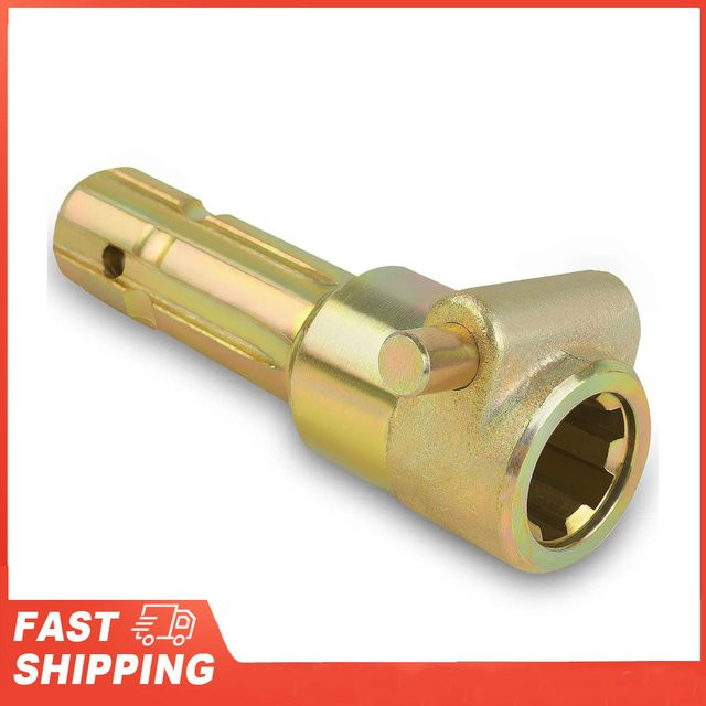 KKMOON PTO-Adapter Weiblich 1 3/8 Zoll mit 6 Spline-Stecker für Traktoren bis 70 PS in Gold - Bild 1