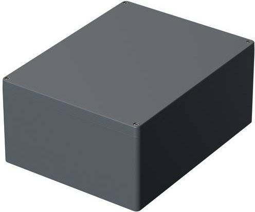Bopla EUROMAS A 185 Industrie-Gehäuse aus Aluminium in Silber-Grau RAL 7001, B/T/H: 400 x 310 x 181 mm - Bild 1