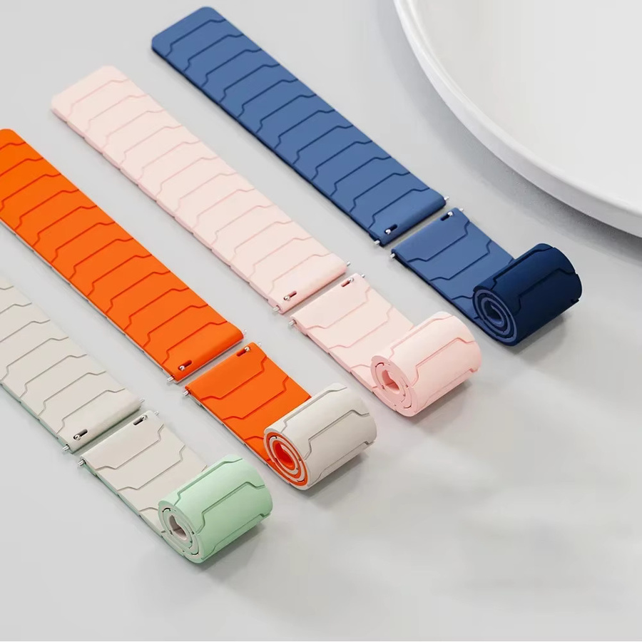 NEY Uhrenarmband Silikon, Magnetisch, Huawei Watch Fit 4 pro, Fit 4, Watch 4, Unisex - Bild 3