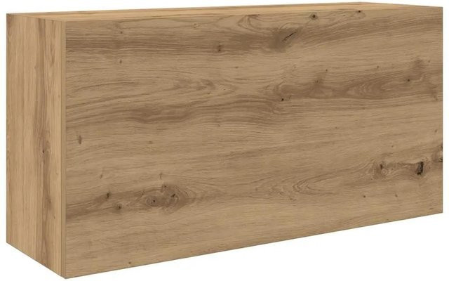 vidaXL Bad-Wandschrank Artisan-Eiche in Braun, B/T/H: 80 x 25 x 40 cm - Bild 1