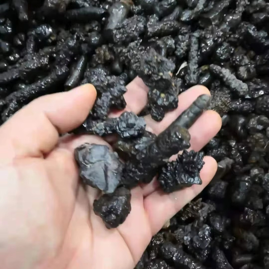 BASILOSAURUS Black Diamond Prophecy Stein Probe in Schwarz für Reiki und Heilung - Bild 5