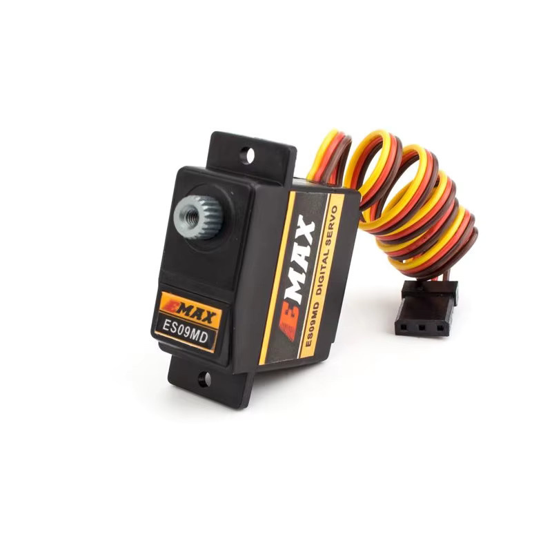 EMAX ES09MD Doppellager-Spezial-Swash-Metall-Digitalservo, Zubehör, Schwarz - Bild 2