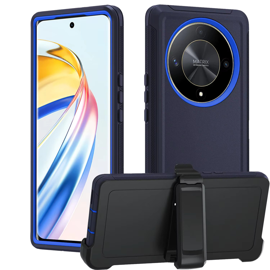 OTT Armor Box 3-in-1 Schutzhülle für Honor Magic Serie mit Gürtelclip in Blau - Bild 2