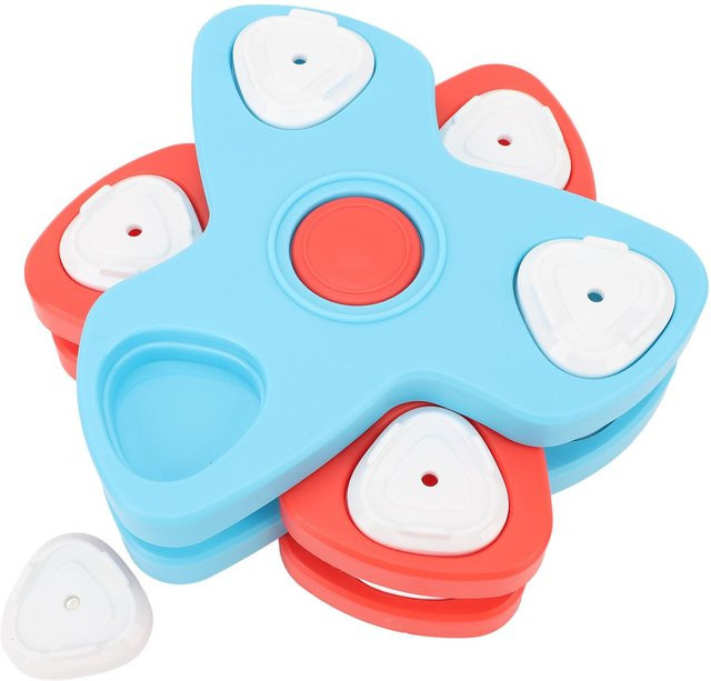 Fishine Haustier Puzzle Futterspender, interaktives Spielzeug, white - Bild 1