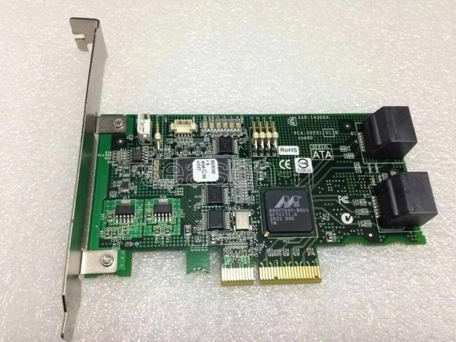 LSI 1430SA 4-Port SATA RAID Controller Adapterkarte PCI-e in Grün - Bild 1