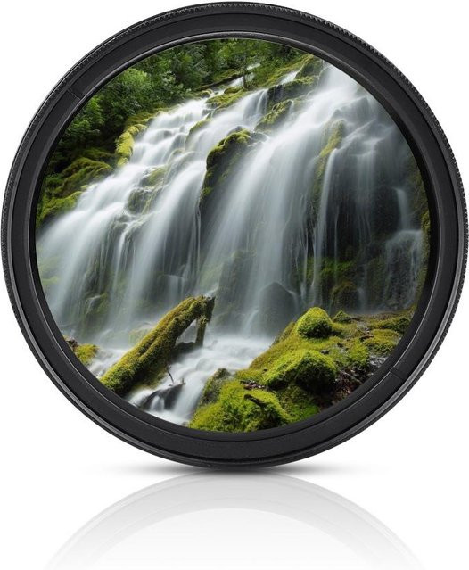 FOTGA Universal Ultra Slim ND2-400 Neutral Density Kamerafilter für DSLR-Kameras, Durchmesser: 82 mm, Farbe: Schwarz - Bild 1