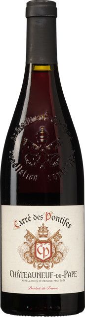 Carre des Pontifes Rotwein Châteauneuf-du-Pape, Grenache/Mourvèdre/Syrah, Frankreich, 14,0 %, 0,75 l - Bild 1