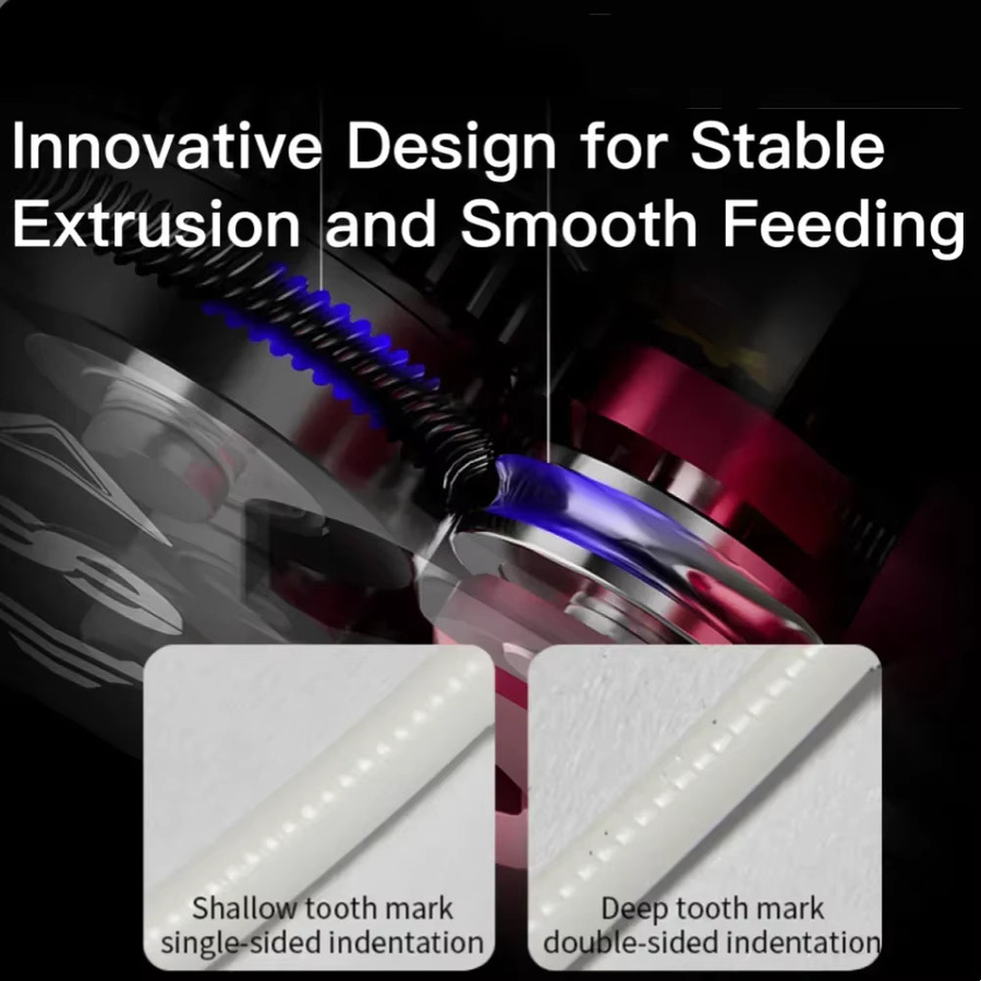 Phaetus DXC Extruder Dual-Drive Spiralgetriebe Extrusionsmechanismus Kit in Schwarz für Creality K1 K1C K1 Max 3D-Drucker-Upgrade - Bild 3