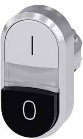 Siemens 3SU1051-3BB61-0AK0 Doppeldrucktaster IP69K B: 29,9 mm x H: 57,9 mm - Bild 1